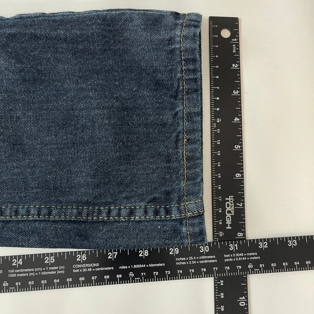 Levis 527 Jeans Mens 30x30 Blue Slim Bootcut Dark Wash Y2K Cowboy Grunge Rodeo